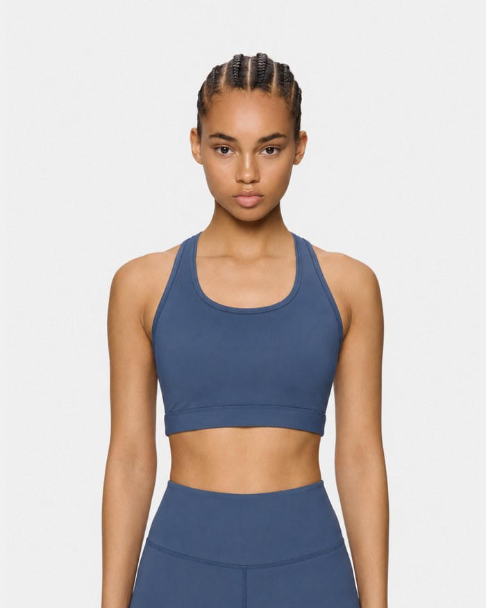Solara Cross Bra Indigo