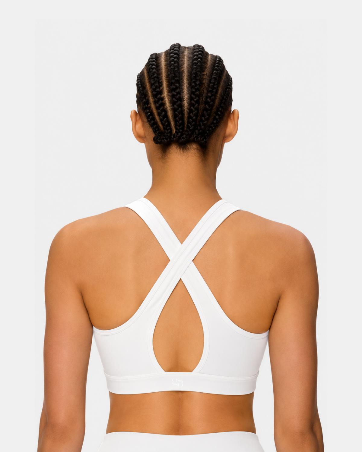 Solara Cross Bra White