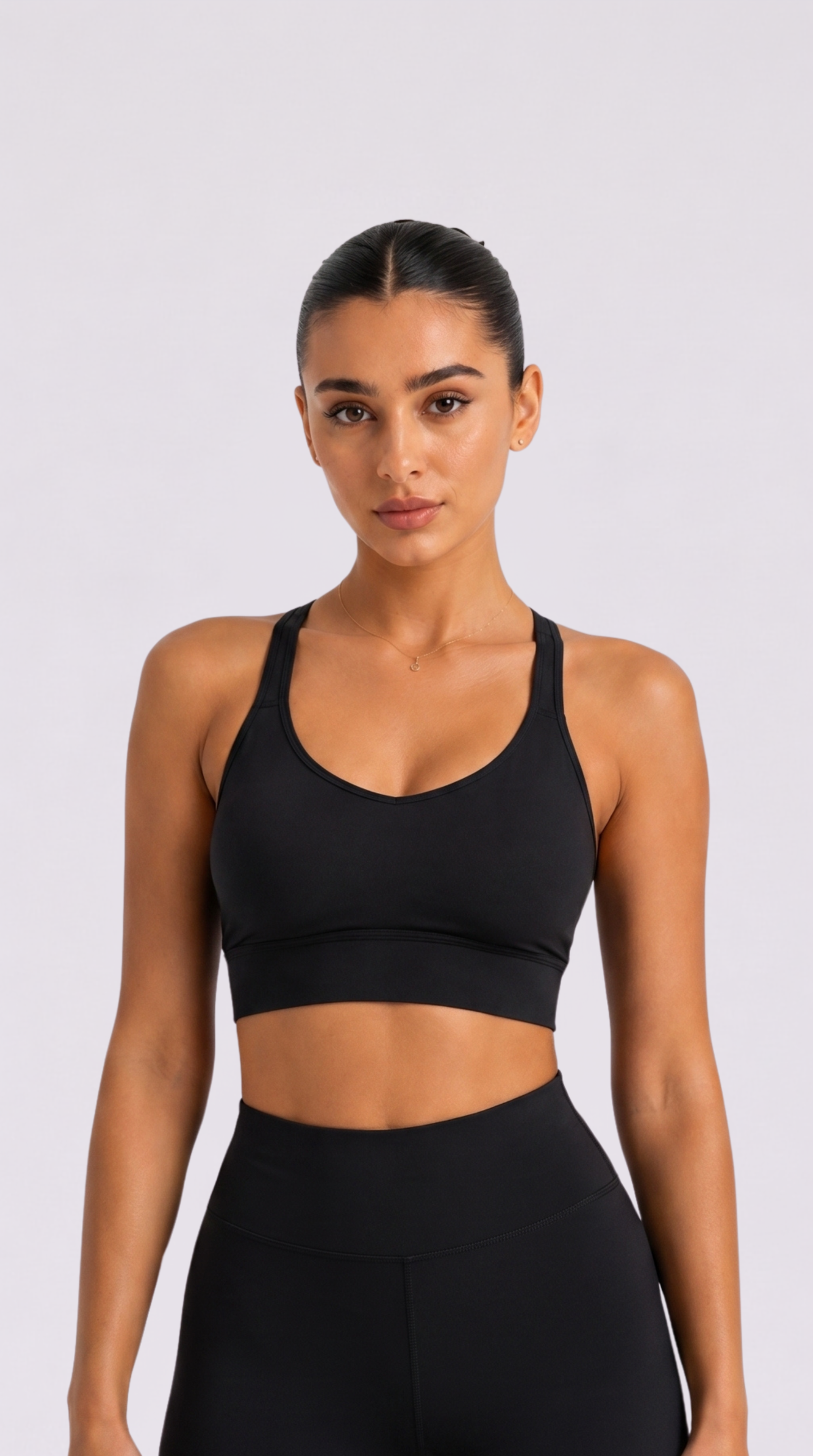 GG Cross Bra Black