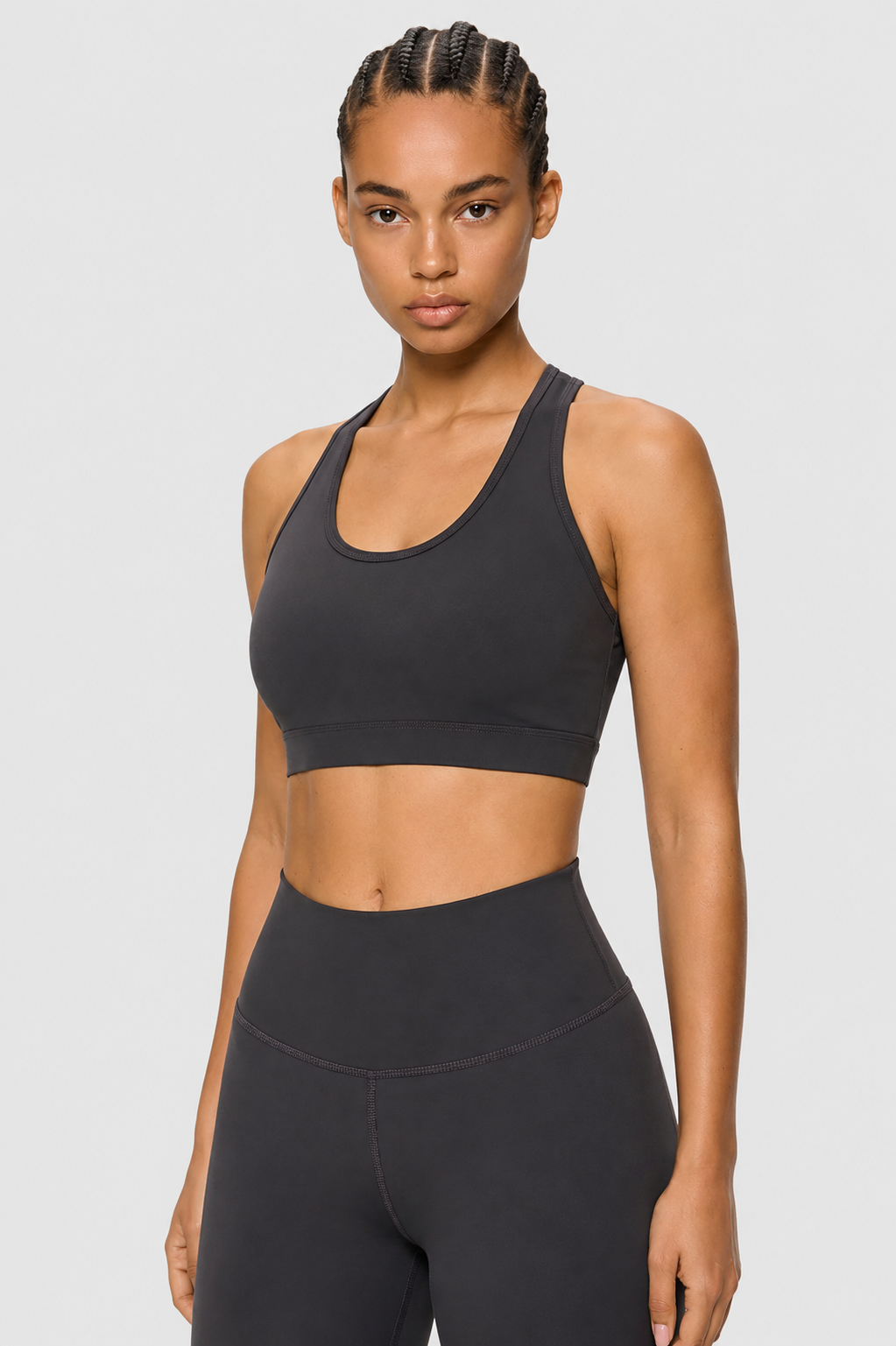 Solara Cross Bra D Grey