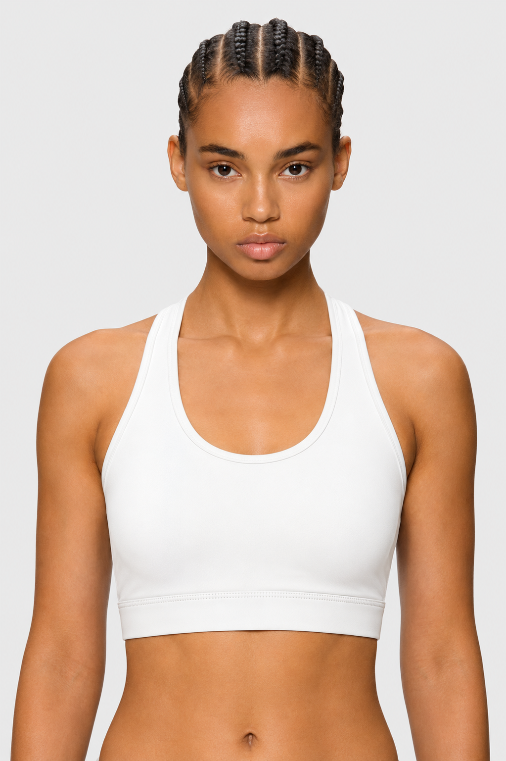 Solara Cross Bra White