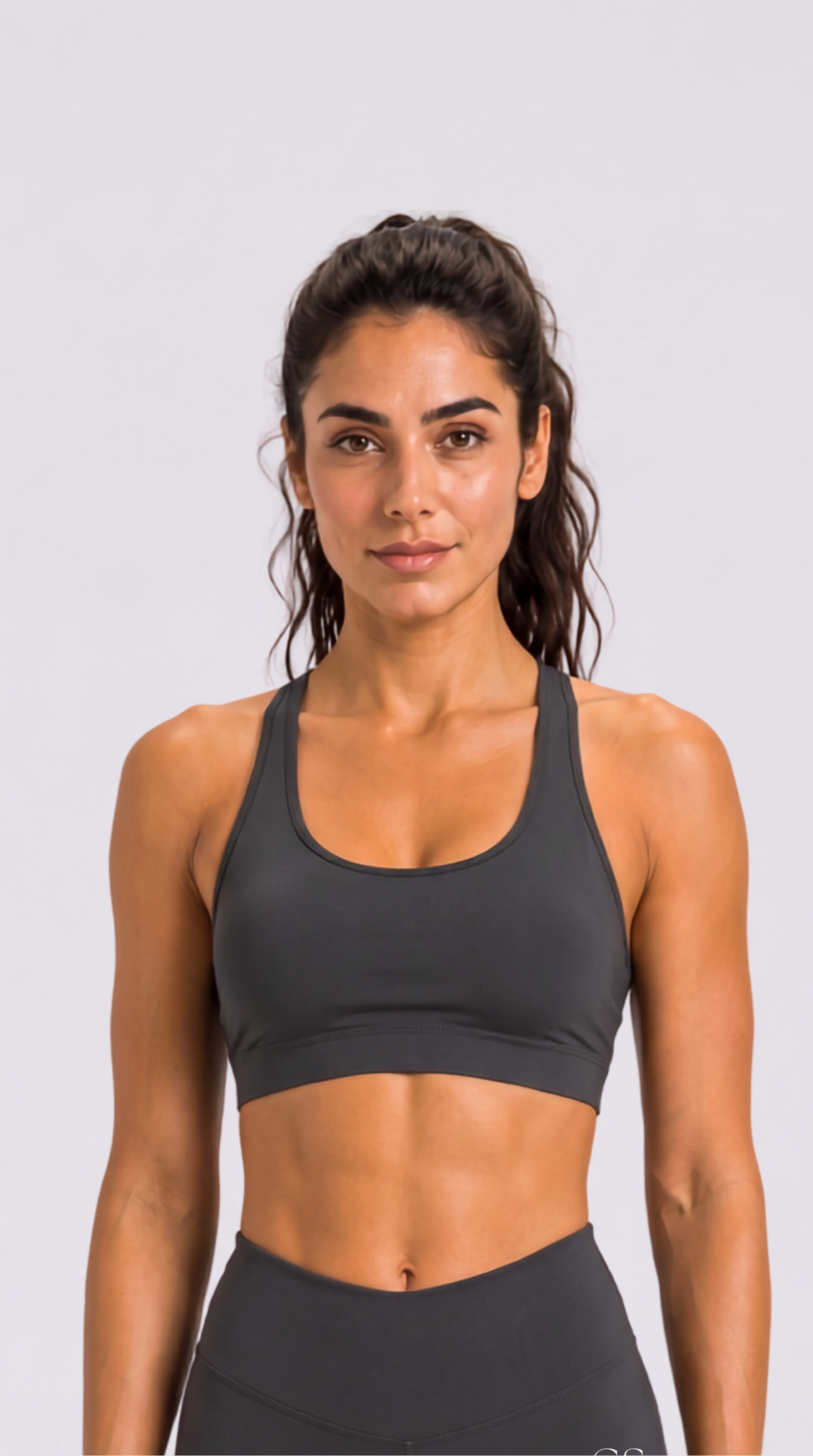 GG Cross Bra Grey