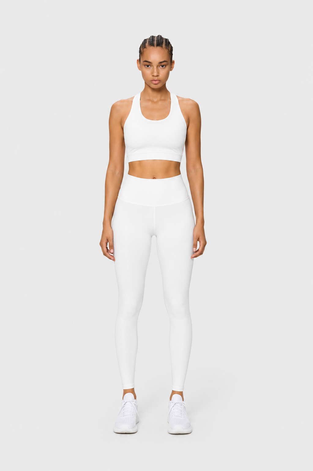 Solara Cross Bra White