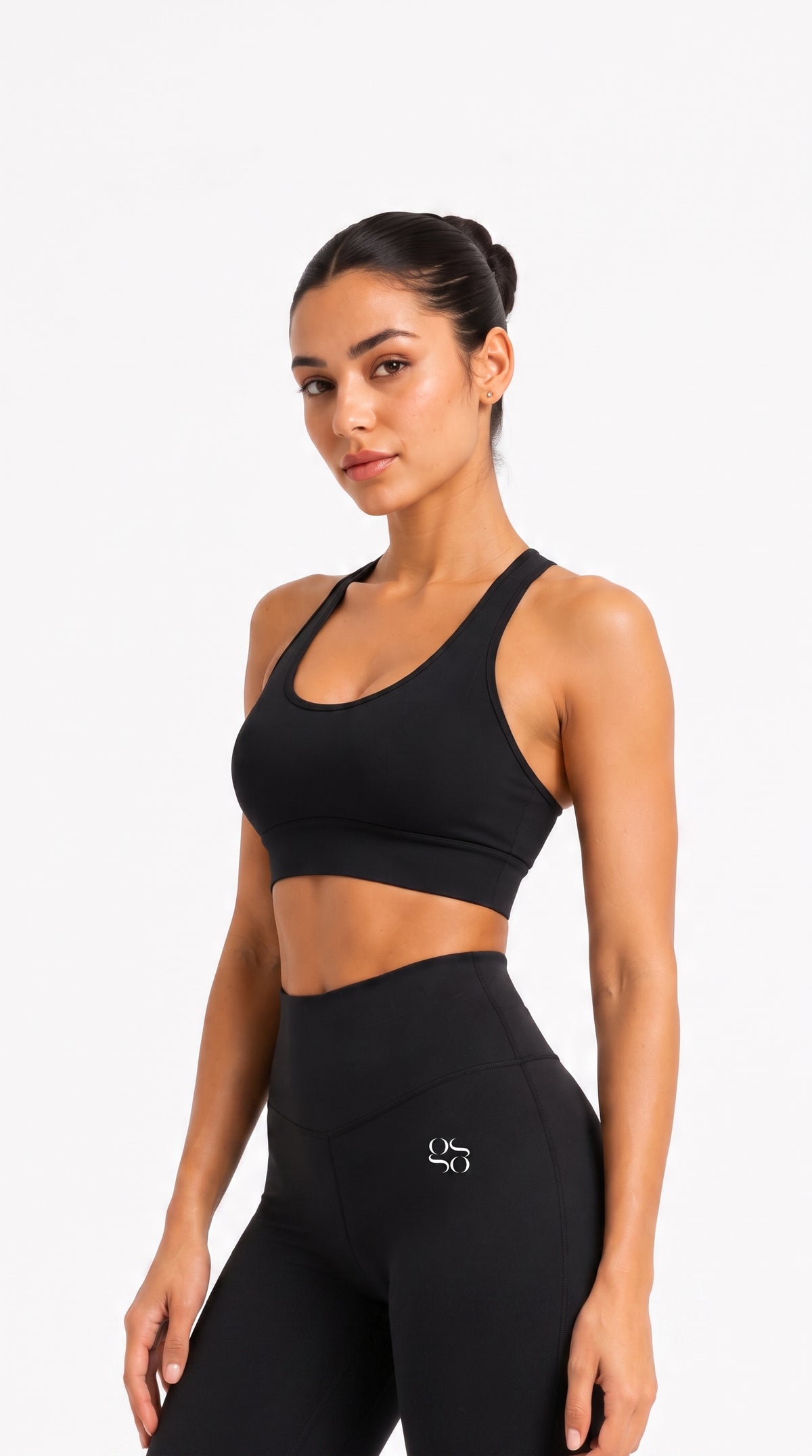 GG Cross Bra Black