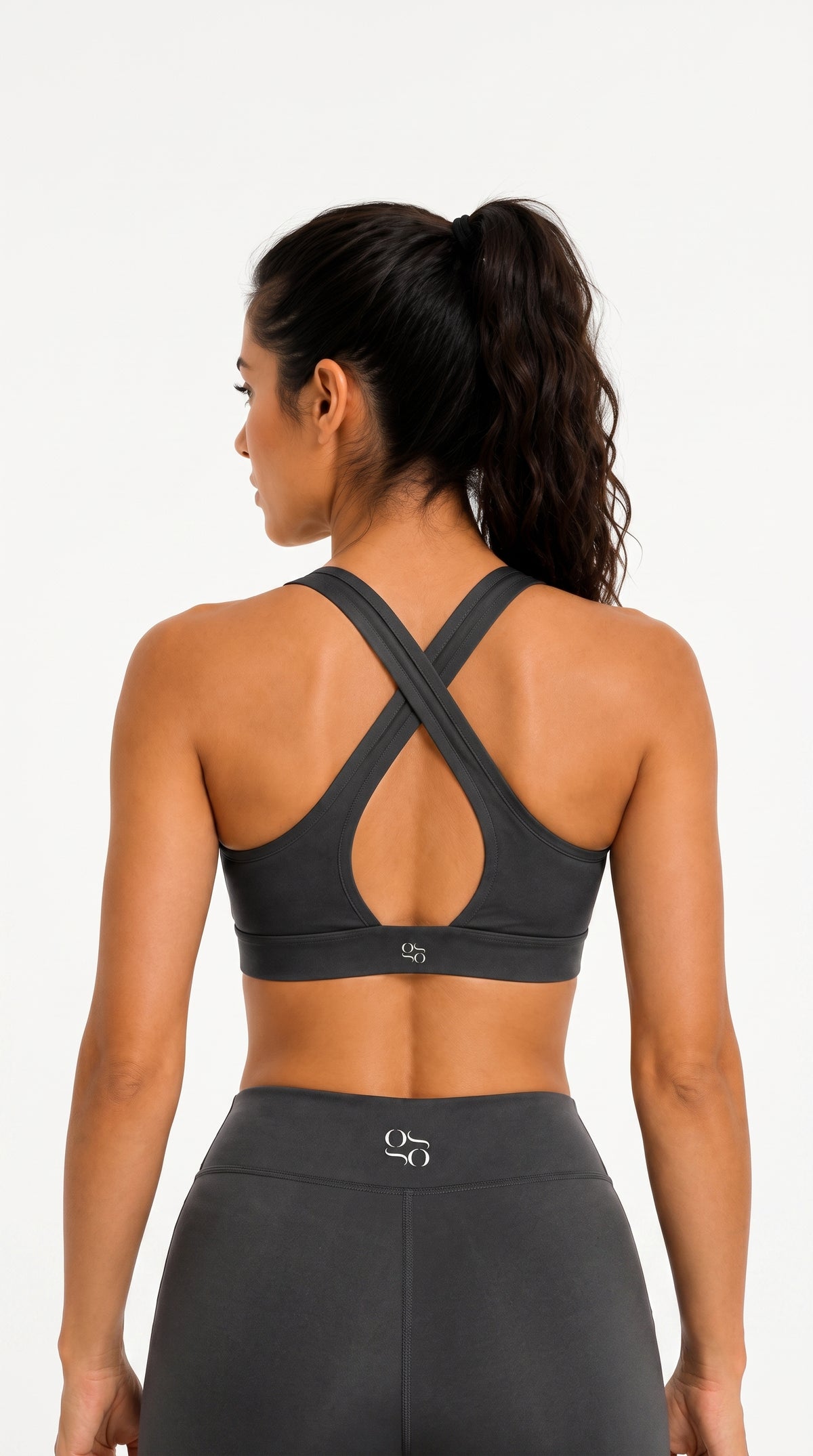 GG Cross Bra Grey