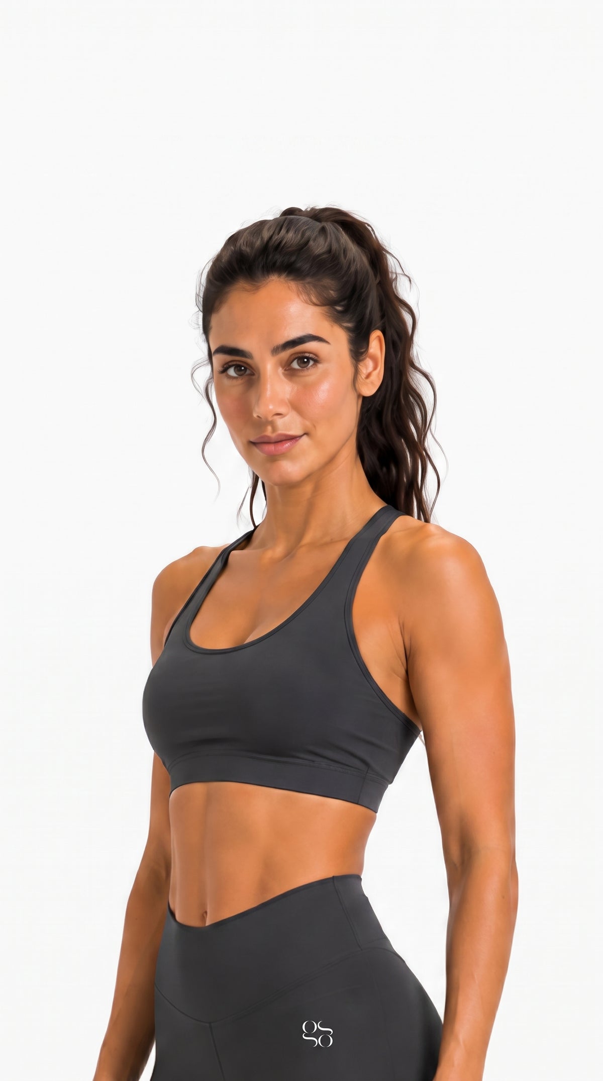 GG Cross Bra Grey
