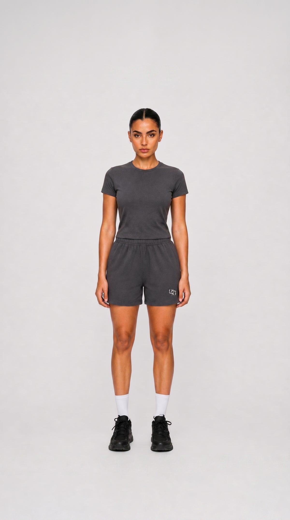 GG Shorts  Grey