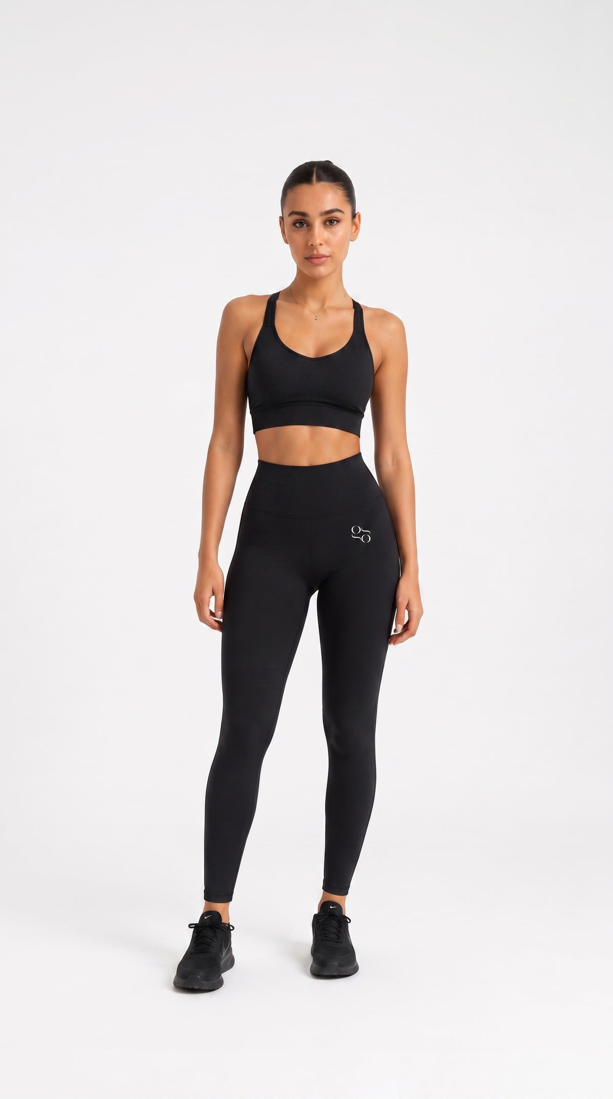 GG Cross Bra Black